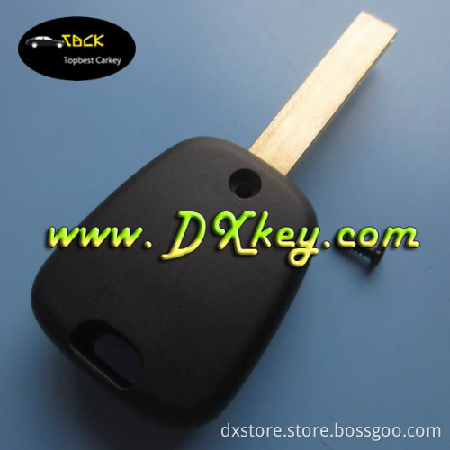 Best car key for peugeot 407 key with groove blade for peugeot remote key blank